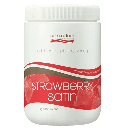 Natural Look Strawberry Satin Strip Wax