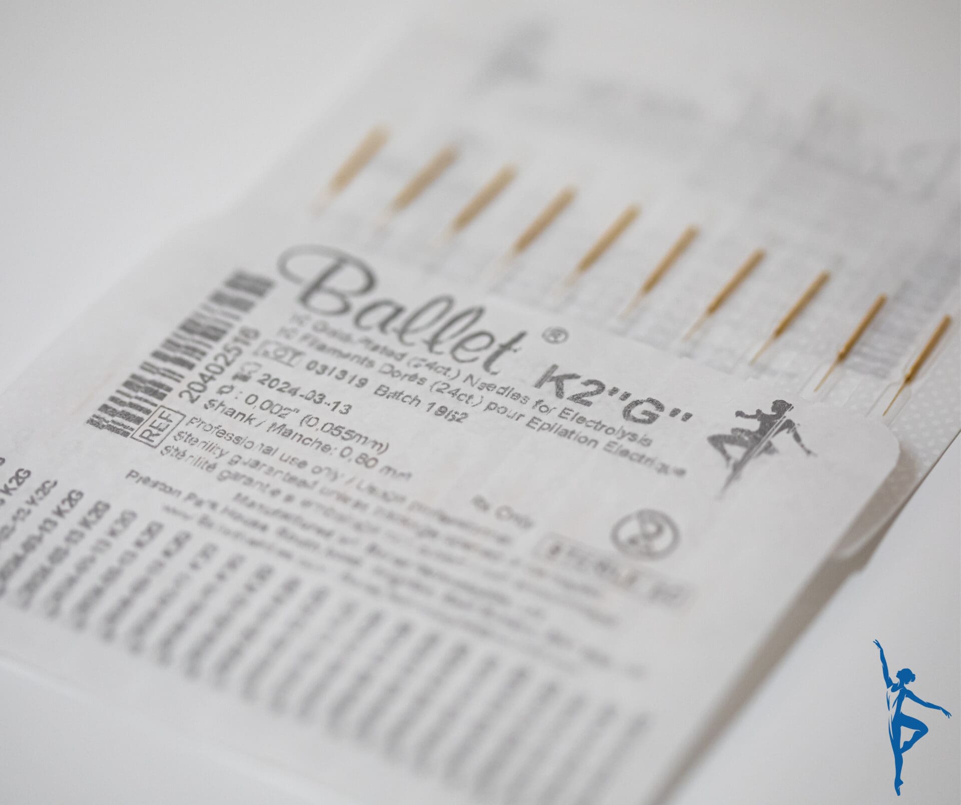 Ballet Gold K2 Needles 50pk