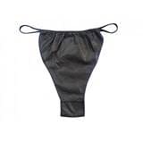 Disposable Black G Strings - 25pk