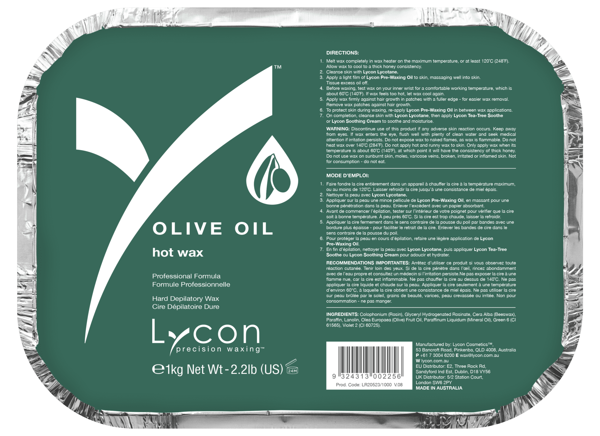 LYCON Olive Oil Hot Wax -1KG