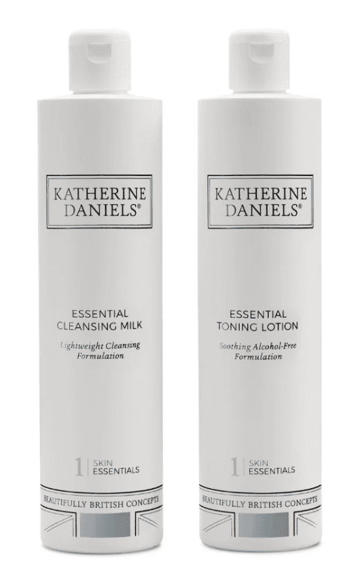 Katherine Daniels Double Size Essential Cleansing Milk + Essential Toning Lotion Duo Pack